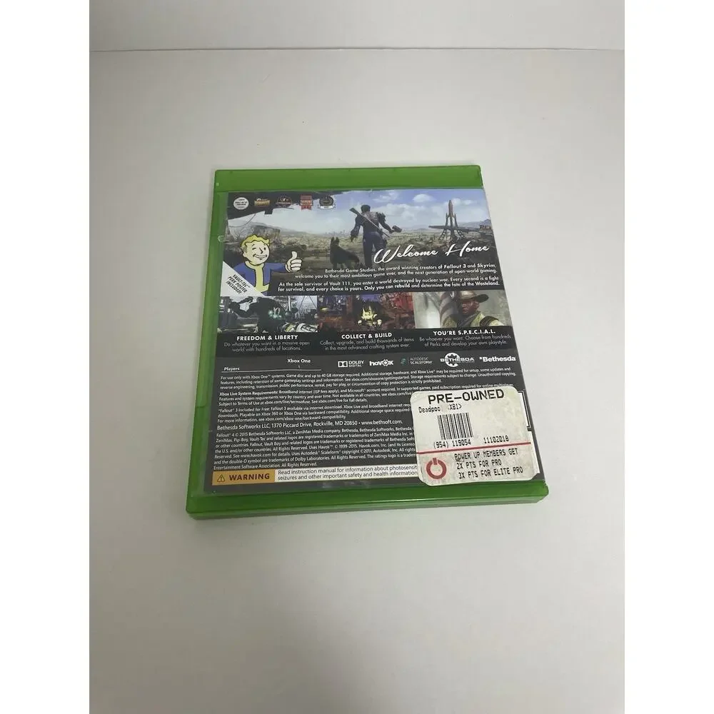 Fallout 4 - Microsoft - Xbox One -TESTED
